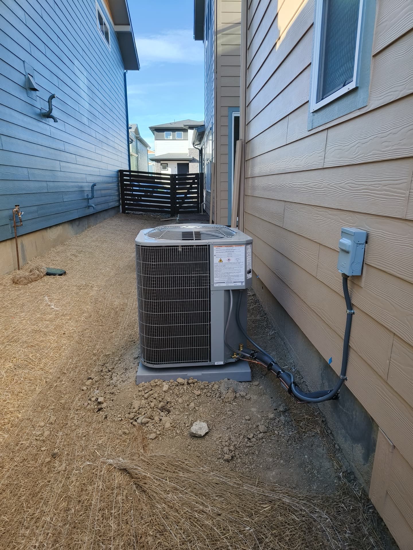 Carrier mini-split installation in a home